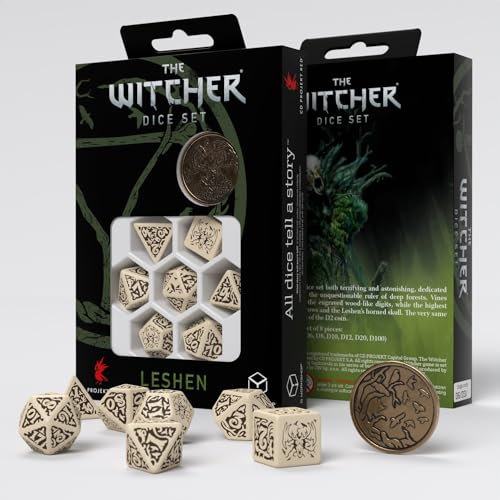 Q-Workshop The Witcher Dice Set: Leshen - The Master of Crows (7)