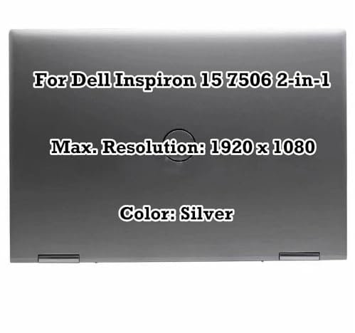 toplcdled 15 Replacement for Dell Inspiron 15 7506 2-in-1 FHD 1920×1080 Panel LCD Touch Screen Assembly Display Complete Digitizer