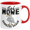 Sei Möwe Sch** Drauf Tasse Geschenk Norddeutschland Sylt Norderney Urlaub Spruch Geschenkidee Kaffee-Becher (Rot)