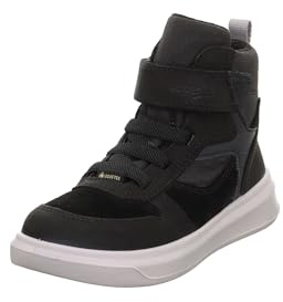 Superfit Jungen Cosmo Gore-tex Leggermente Foderato Sneaker, Schwarz Grau 0000, 40 EU Weit