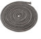Eawfgtuw Cuerda de fuego para estufa de leña, kit de cuerda negra de 8 mm x 3 m / 12 mm x 2 m, resistente al calor y tira selladora autoadhesiva para estufa, chimenea, chimenea, puerta de horno (8 mm