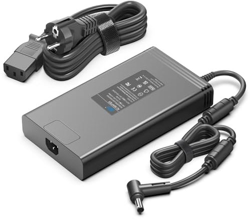 KFD 200W 20V 10A Ladegerät Netzteil für ASUS ADP-240EB ROG Zephyrus S15 S17 M15 M16 G14 G15 G16 Flow X16 GV601 Gaming Laptop 200W DC20V Netzadapter Stromkabel