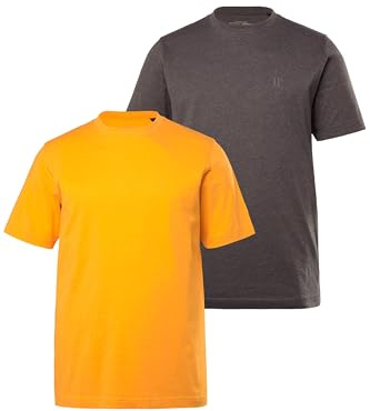 JP 1880 Herren große Größen Übergrößen Menswear L-8XL T-Shirts, Basic, 2er-Pack, Rundhals Mango 8XL 702637645-8XL