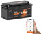 LiTime 12,8V 140Ah H190 LiFePO4 Bluetooth Lithium Batterie, BMS Smart 150A, Protection Contre Les Basses Températures, DIN H8 L5 Taille