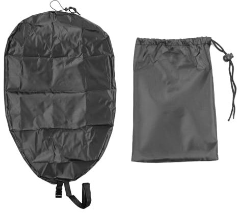 Mumusuki Kayak Cockpit Cover, 420D Oxford Fabric Water Proof Seal Kayak Hole Cover With Storage Bag Kayak Seats Cover For Everyday Storage, Camping, Beach Trips, Travelling (L)