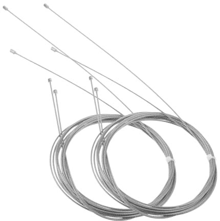 CAXUSD 2stücke Wäscheleine Stahlseil Für Außenbereich Tragbares Trockensystem Für Balkon Und Waschküche Installieren Maximiert Für Effizientes Trocknen