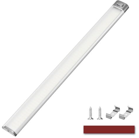 kriogor Eclairage 168 LEDs 12V, 8W Barre de Lumière Intérieure à LED, 2000LM Barre de Lumière à LED avec Interrupteur on/Off, 6000K 12V Lumineuse Intérieure pour Camping-Car, Camion, Bateau