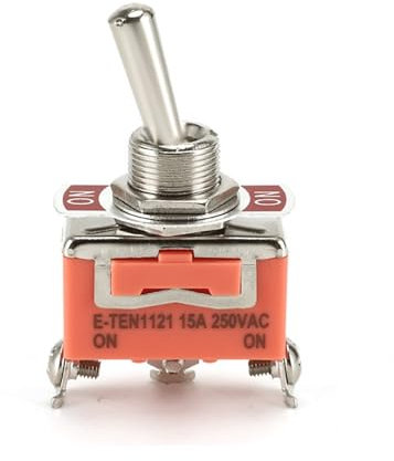 Dreipoliger Kippschalter Metall Kippschalter Ein/Ein E-TEN1121 Kippschalter 1St