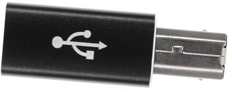 FRCOLOR USB C- USB Midi Adapter für Elektrische Klaviere und Drucker Kompakter Typ-c Konverter mit Einfachem Stecker für E-piano E-drum und Audiogeräte