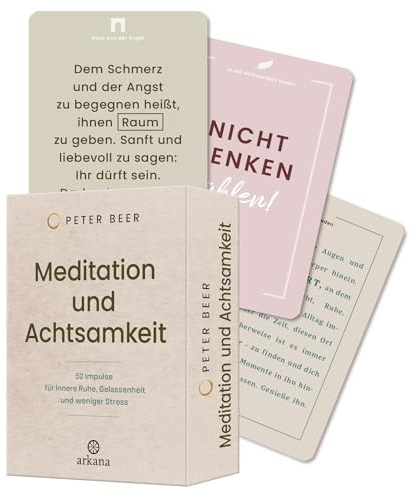 Meditation und Achtsamkeit: 52 Impulse für innere Ruhe, Gelassenheit und weniger Stress - Das Kartenset mit Begleitbuch und praktischen Anleitungen vom SPIEGEL-Bestsellerautor