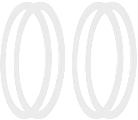 SUPVOX Lot de 4 Joints en Silicone pour Bouteilles Bagues D’Étanchéité Élastiques 60 CM X 50 CM X 026 CM Accessoires Réutilisables pour Couvercles de Gourdes Isothermes Résistants