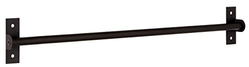 Premier Housewares Sorello Hanging Rail, Iron, Black, 4 x 60 x 9 cm