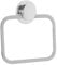 Croydex Stick n Lock 2, Adhesive Towel Ring, 5 Year Rust Free Guarantee, Silver