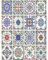 FoLIESEN Fliesenaufkleber für Bad, Küche, Badezimmer - Fliesen-Folie selbstklebend - Klebefliesen Patchwork No.2, .:15x20 cm / 16-tlg. Set