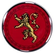 Game of Thrones Pin Lannister, Multicolore, Unique