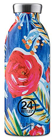24Bottles Clima Trinkflasche 500 ml für den täglichen Gebrauch Blau, Grün, Rosa Edelstahl