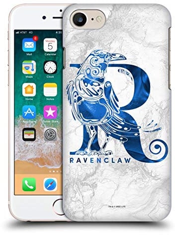 Head Case Designs Officially Licensed Harry Potter Ravenclaw Aguamenti Deathly Hallows IX Hard Back Case Compatible With Apple iPhone 7/8 / SE 2020 & 2022