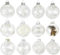 My-goodbuy24 Premium Weihnachtskugeln 12 teiliges Set Echtglas Glaskugeln Weihnachten Weihnachtsdeko Tannenbaumkugeln Glas Christbaumkugeln Weihnachtsbaum 6 cm (E6)