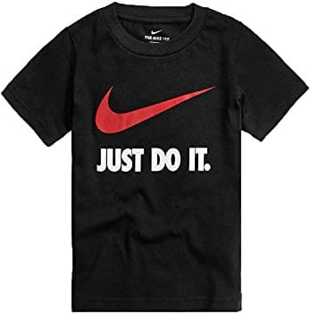 Nike Jungen T-Shirt, Nero, 6 Jahre EU