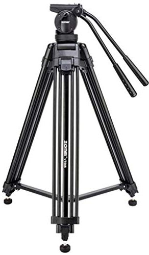 ZKHD Professional Radio, Film, Television, Photography And Video Camera DV Tripod, Hydraulic Damping Gimbal, 360° Panoramic Shooting Function, Easy To Realize Panoramic Filming