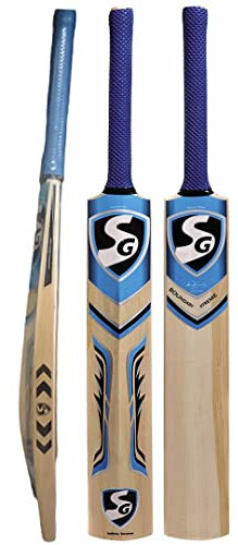 SG Boundary Xtreme Kashmir Willow Cricket Bat | Colour: Beige | Size: Short Handle | Material: Kashmir Willow | Light Weight | with Free Cover | Ready to Play | for Intermediate Player