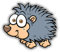 20cm! Hochwertiger Kühlschrank-Auto-Aufkleber Sticker Cartoon Comic Lustig Spaß Funny Igel UV&Waschanlagenfest Decal