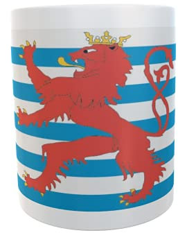 U24 Tasse Kaffeebecher Mug Cup Flagge Luxemburg Handelsflagge