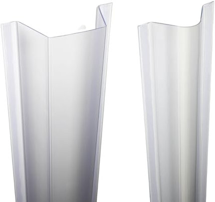 Cardea Solutions British Made Child Safety Door Finger Guard Pack, Covers Hinges at Front & Back of Doors - Clear (Four Pack) - No Tools Required, Prevents Finger Pinch *SUITABLE FOR HOME ONLY, 117cm*