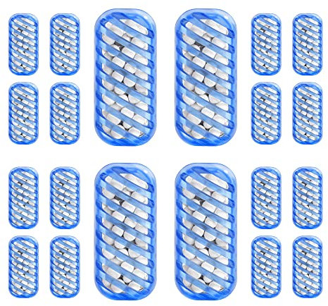 [2024 VER] 20X Luftbefeuchter Reiniger, Demineralisierungskartusche für Luftbefeuchter Kompatibel mit Protec Demineralisierung Reinigungsball, Homedics Luftbefeuchter Filter Ersatz & Humid Clean