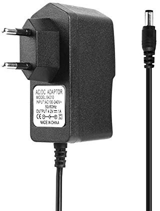 Cargador de batería de litio genérico 4,2 V 1 A 18650 DC 5,5 mm Cargador de fuente de alimentación (EU)