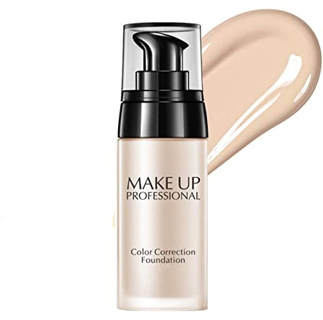 EONFAVE Colour Changing Foundation, Makeup Face Foundation Full Coverage Moisturizing Waterproof Long Lasting Base Natural For Mature Skin, Ivory Tint, Pack of 1