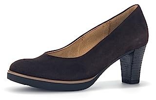 Gabor Damen Klassische Pumps, Frauen Absatzschuhe,Moderate Mehrweite (G),Businessschuhe,Office,elegant,high Heels,Heels,Mocca,37 EU / 4 UK