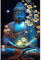 NAIMOER Buddha Diamond Painting Kits für Erwachsene Kinder, 5D Diamant Painting Blumen Bilder Erwachsene, Diamond Painting Statue Bilder Kinder Malerei Set für Home Dekor 30x40cm