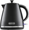 Daewoo Stirling Collection, Pyramid Kettle 1.7 Litre, User Friendly, Easy Cleaning, Safety Features, 360° Swivel Base, Full Removable Lid, Water Level Gauge, Part Of A Collection, Black