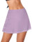 Badehose für Damen, hohe Taille, Bikinihose mit integriertem Slip, Flieder, XL