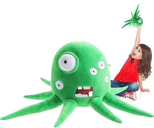 Goowafur Wobbly Life Plüsch, Plüschtier Octopus, Gelb Bösewicht Gefüllte Puppe, Abenteuerspiel Weiches Plüschtier, Lustige Fangeschenke für Kinder