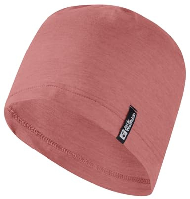 Jack Wolfskin Unisex Travel Beanie-Mütze, Mineral Red, Einheitsgröße EU