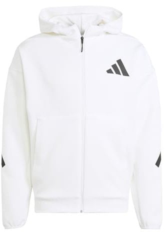 adidas Men's New Z.N.E. Zip-Hoodie White XL