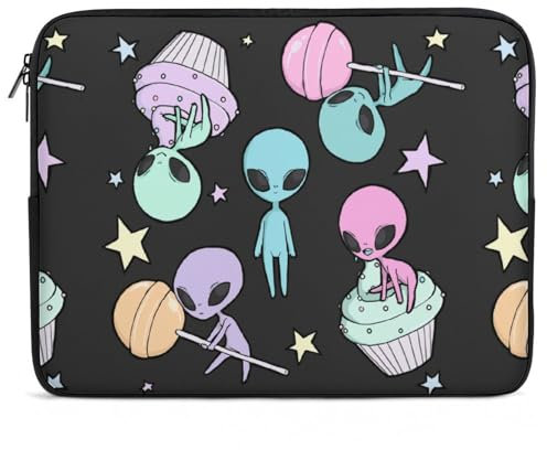 JZemdybill 33 cm (13 Zoll) Laptophülle, Alien-Laptophülle