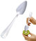 Cuchara de pomelo serratada -Poon de la cuchara de acero inoxidable con borde dentado - cuchara Kiwi | Para kiwi, postre, manzana, cítricos
