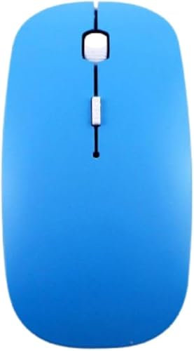 Wireless Mouse,Slim Portable Wireless Mouse for Laptop DPI Optical with 3 Adjustable Levels & USB Receiver Pc Mice Computer Accessories for Laptop,Computer,Pc,Desktop,Notebook (Blue)