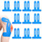 LUMOOM 10 Stück Precut Kinesiotapes Knie, Elastisches Physio Tape für Knieschmerzen, Wasserfestes & Kinesiotapes Vorgeschnitten, Vorgeschnittenes Kinesiologie Tape für Sport (Blau)