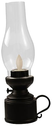 Ciieeo Dekorative Led Petroleumlampe Im Retro-Stil Flammlos Platik Tischlampe Für Innen Außenbereiche Für Festliche Anlässe Und Besondere Atmosphären