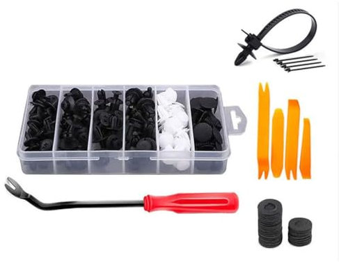 Ydxlcsyy 100 pièces Clips de Maintien de Voiture,Clips de Pare-Chocs Anti-décrochage,Pièces de Fixation pour l'automobile,pour Opel Combo D Tour Van