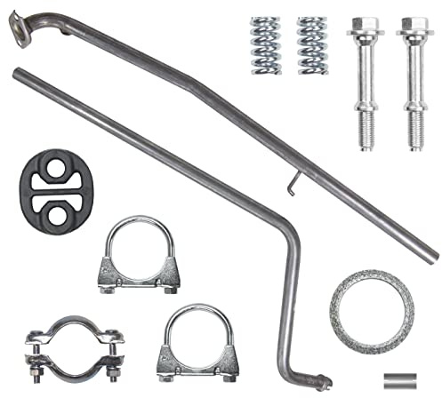 POLMOstrow Auspuff für Peugeot 107 1 I 2005-2014 | Abgasrohr, Motoren: 1.0 | Fließheck