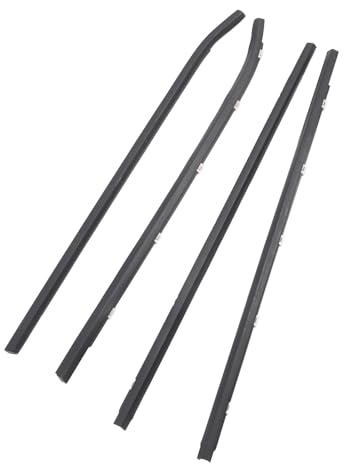 Walmeck Bande d'étanchéité pour Porte et Fenêtre de Voiture, Coupe-vent, Anti-poussière, Résistante à L'eau, Décorative, 82210 2L000, 4 Pièces, pour I30 2008 – 2011
