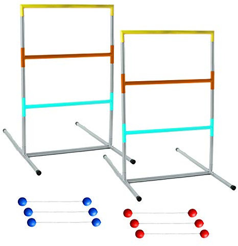 Franklin Sports Professional Ladder Ball Set – Steel Construction – Ladder Golf – Outdoor Lawn Games – Beach Games