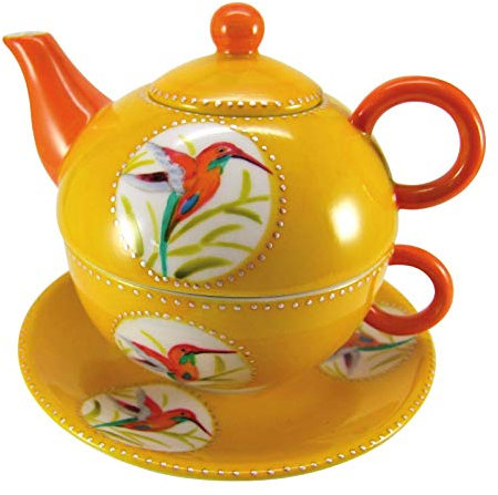 Prettea Tea for One Kolibri, 3-teiliges Set Teekanne