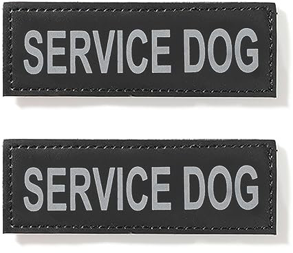 EXCELLENT ELITE SPANKER 2 Stücke Klettverschluss Diensthund Patch Persönlichkeit Dekoration für Hundegeschirre & Westen(Service Dog)