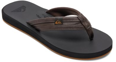Quiksilver Men's CARVER SQUISH Water Shoe, Brown Black Brown, 11 UK